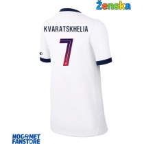 Paris Saint-Germain Khvicha Kvaratskhelia #7 Gostujuci Dres za Ženska 2026-27 Kratak Rukav